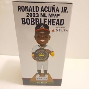 Ronald Acuna Jr 2023 NL MVP Atlanta Braves Bobblehead